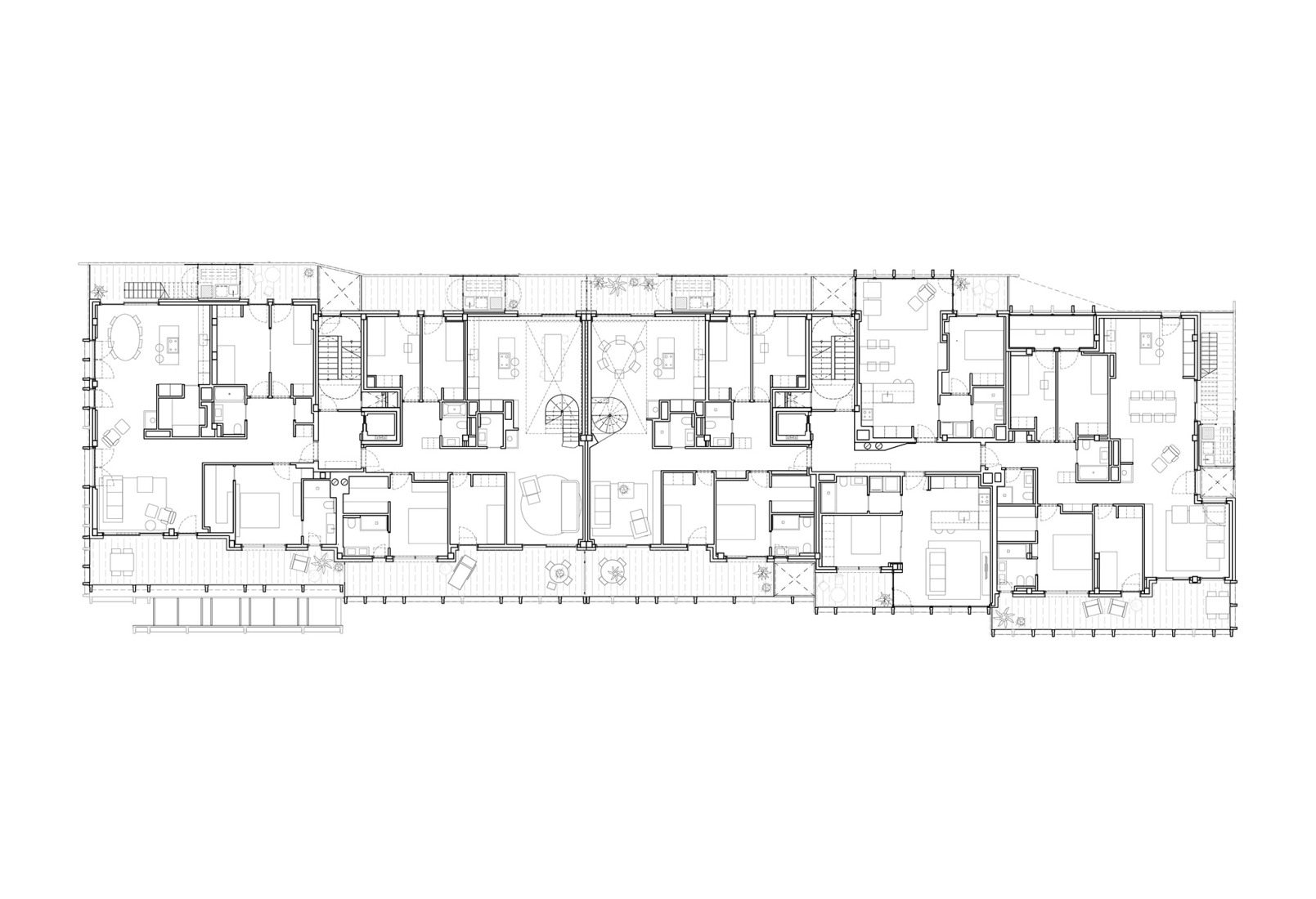 Phase 3. Attic floor plan. "Espai Natura" by BAILORULL.