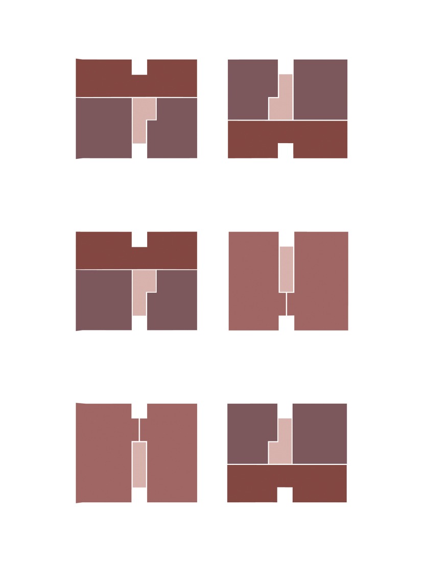 Typology organization. "Londres 187" by CCA. 