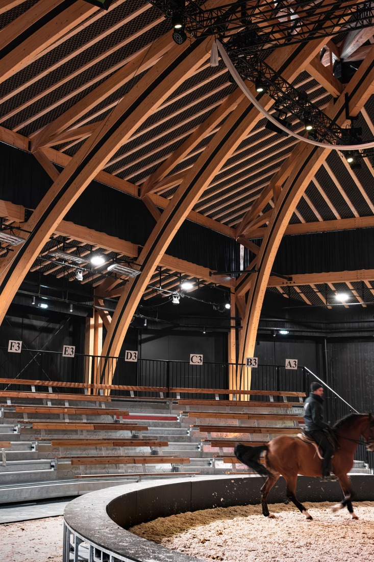 Sala Espectáculos Haras Nacional de Hennebont por K architectures. Fotografía por Yon de Poncins.