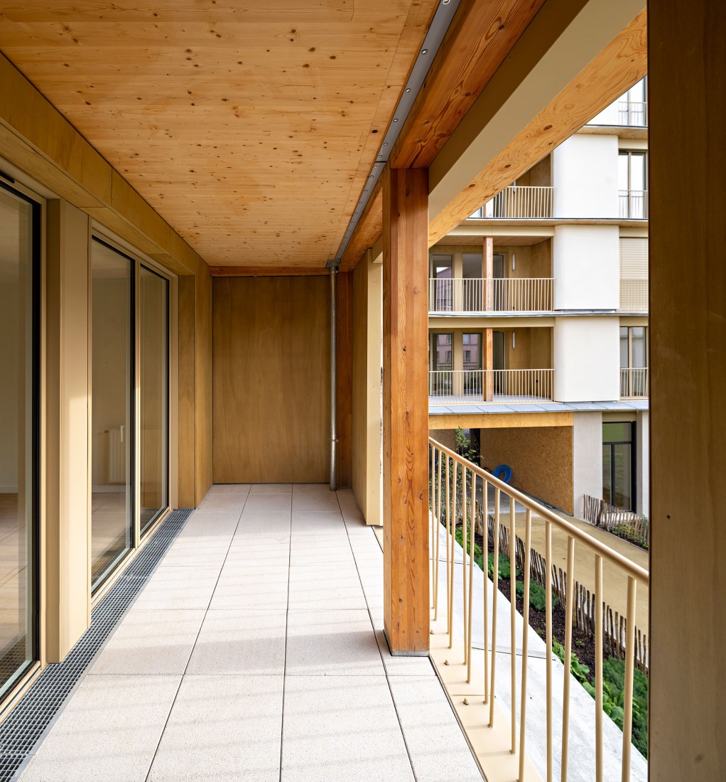 81 housing units by Atelier d’Architecture Ramdam + Palast. Photograph by Javier Callejas.