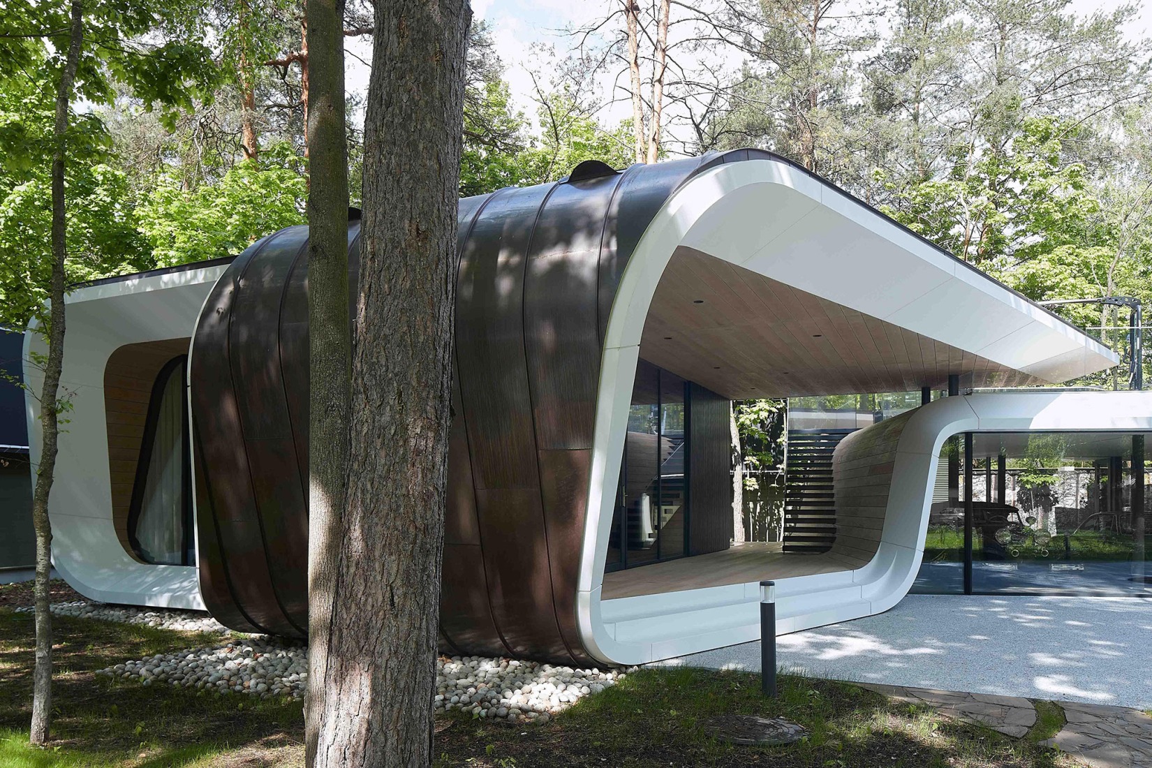 Garaje para colección de automóviles por Atrium. Fotografía cortesía de Atrium.