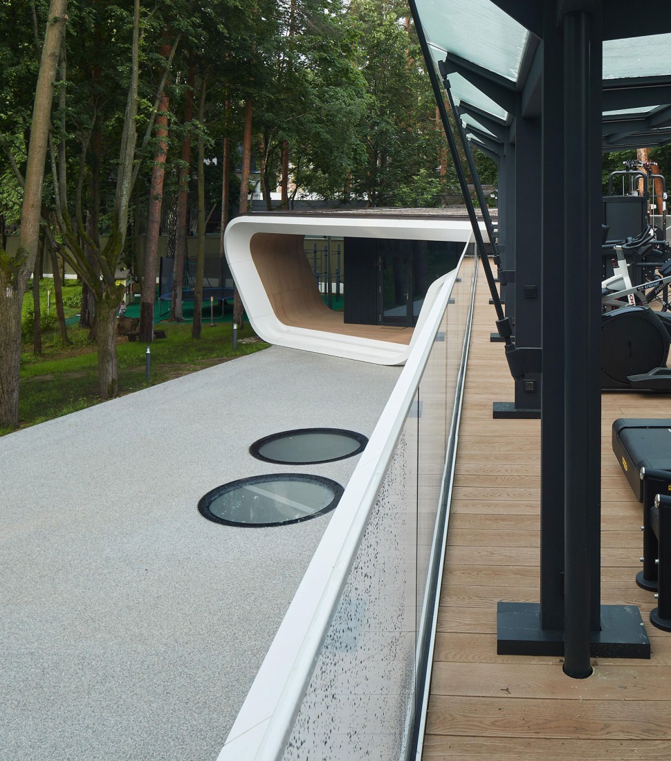 Garaje para colección de automóviles por Atrium. Fotografía cortesía de Atrium.