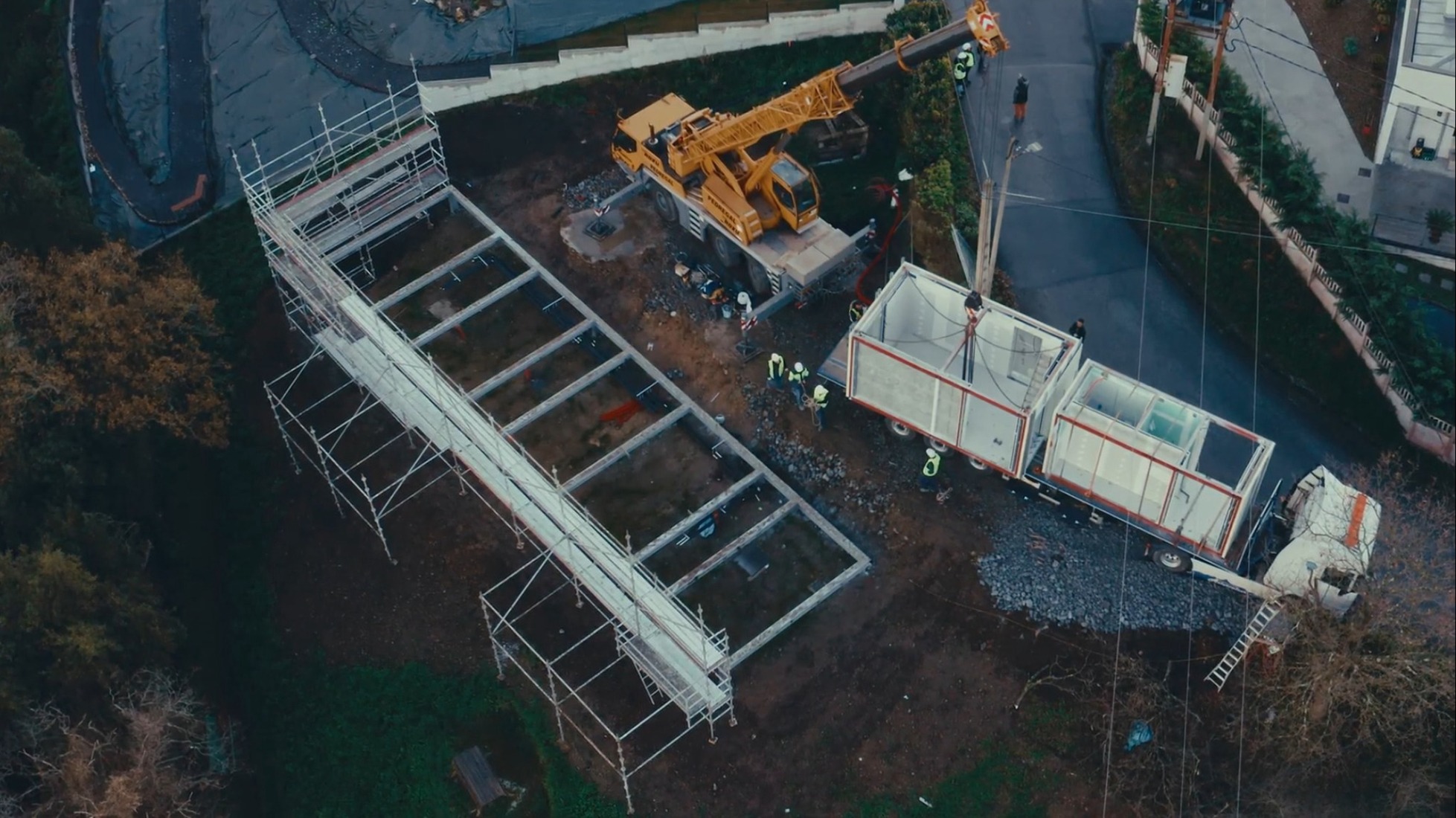 Construction photographs. "Casa Guadalupe" by Hanghar.