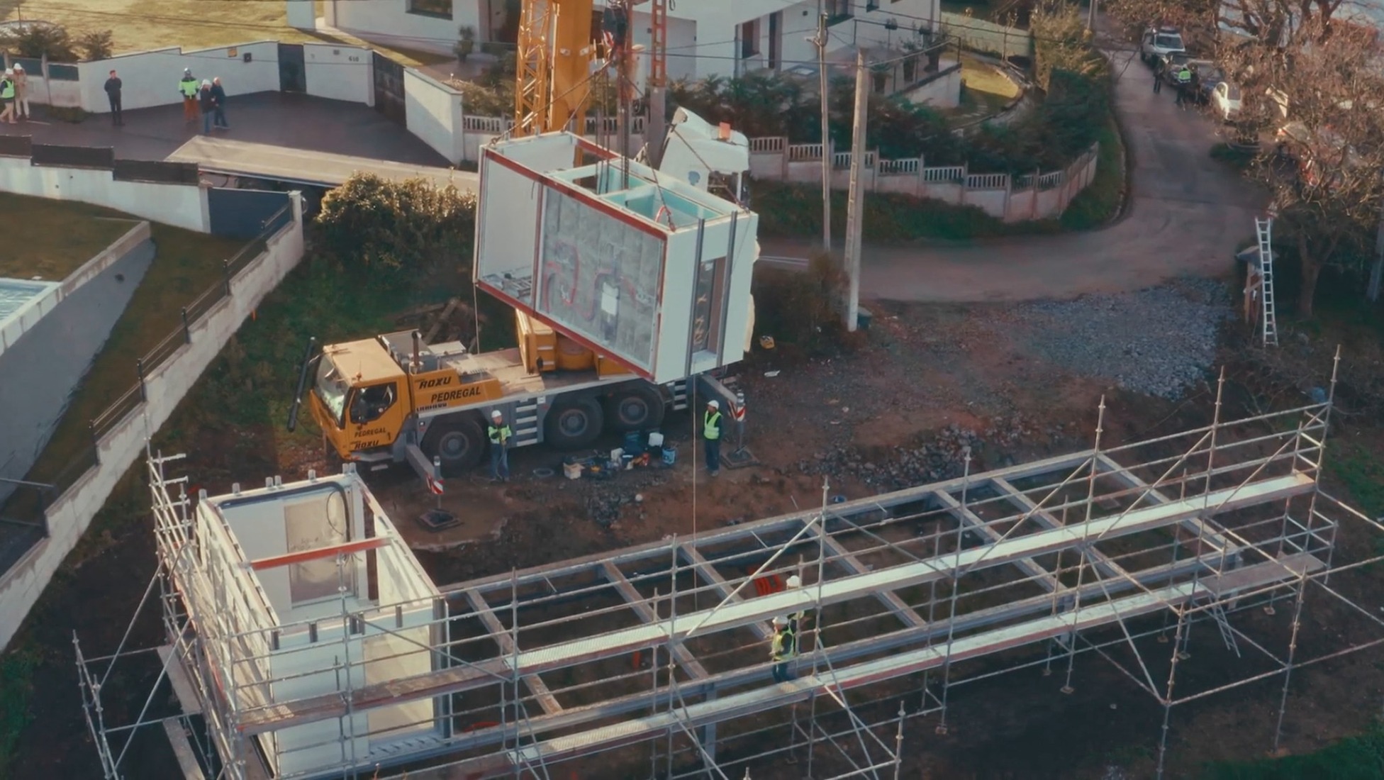Construction photographs. "Casa Guadalupe" by Hanghar.
