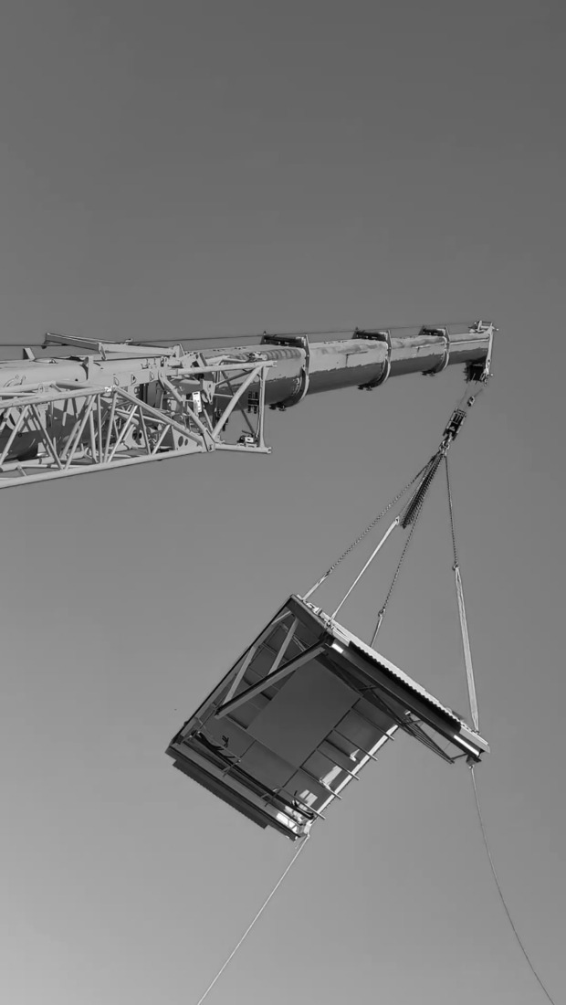 Construction photographs. "Casa Guadalupe" by Hanghar.