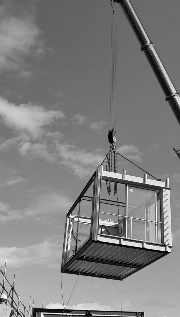 Construction photographs. "Casa Guadalupe" by Hanghar.