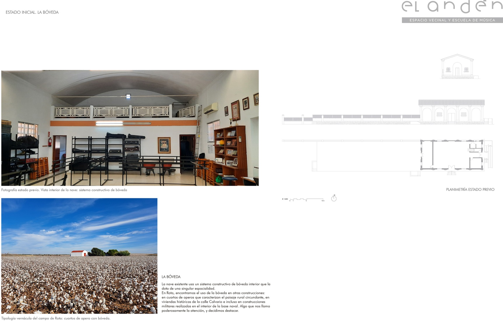 Previous state. The Platform, community space and music school by Kauh.