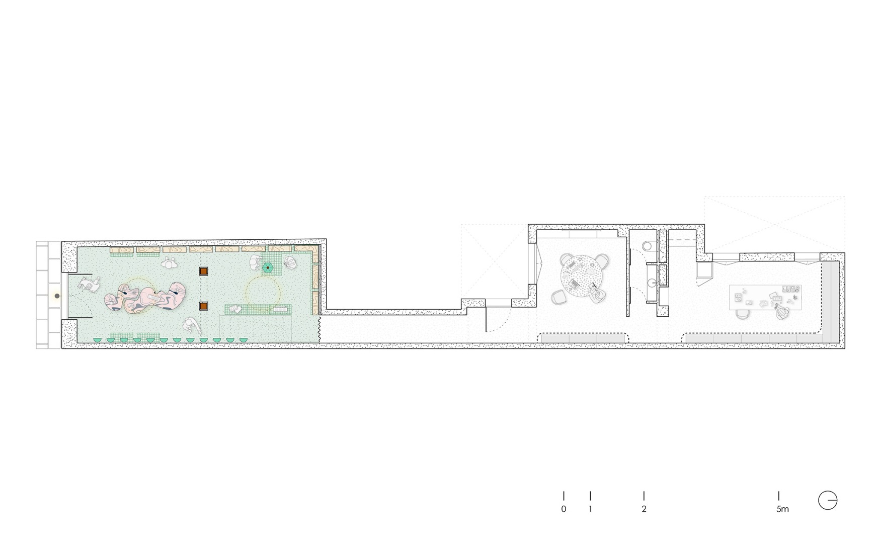 Ground floor plan. "Laconicum" by Lucas y Hernández-Gil.