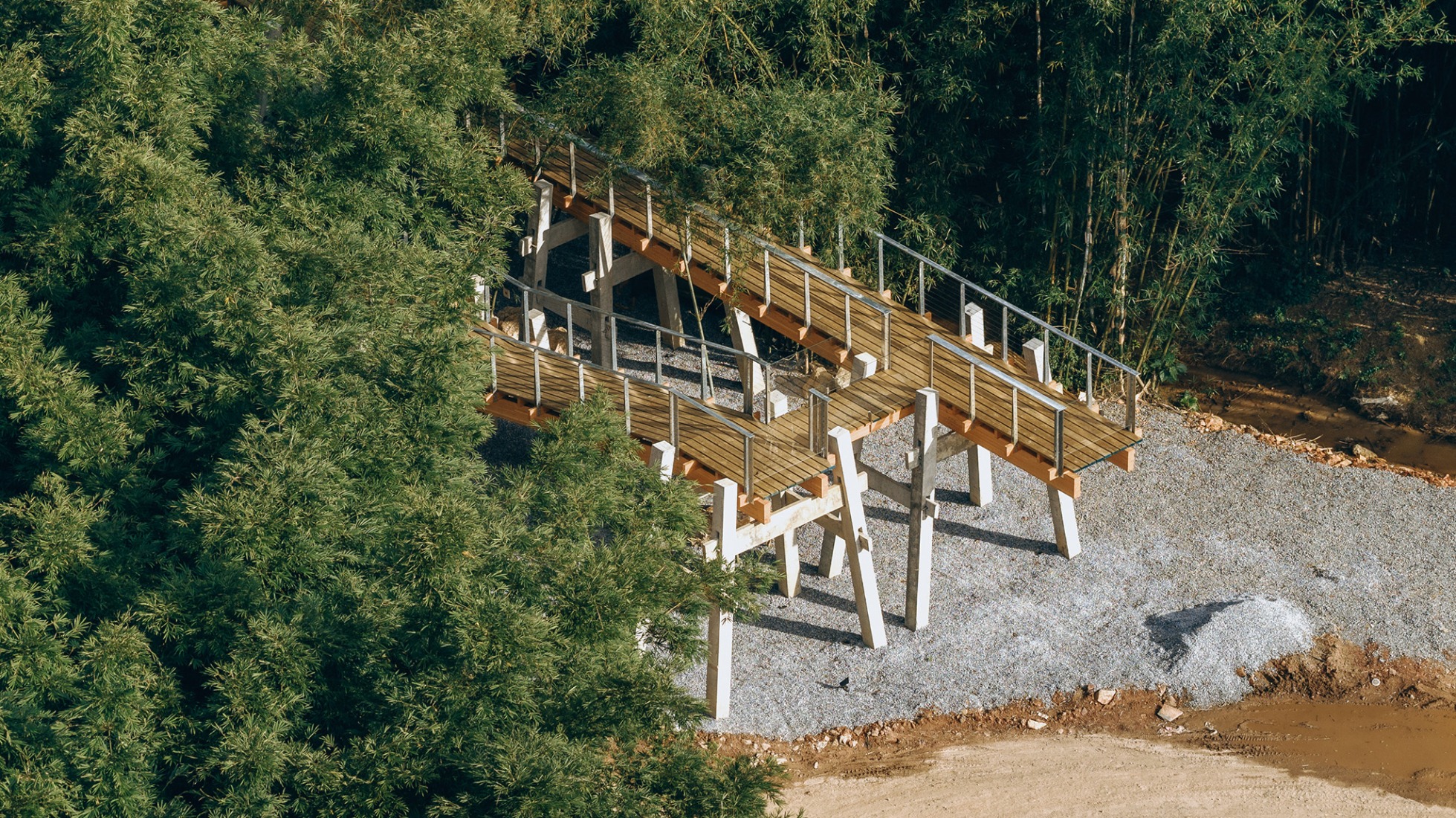 Micromuseo de puentes históricos vernáculos de Huizhou por LUO studio. Fotografía por Zhu Yumeng.