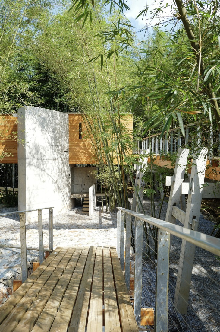 Micromuseo de puentes históricos vernáculos de Huizhou por LUO studio. Fotografía por Han Dawang.