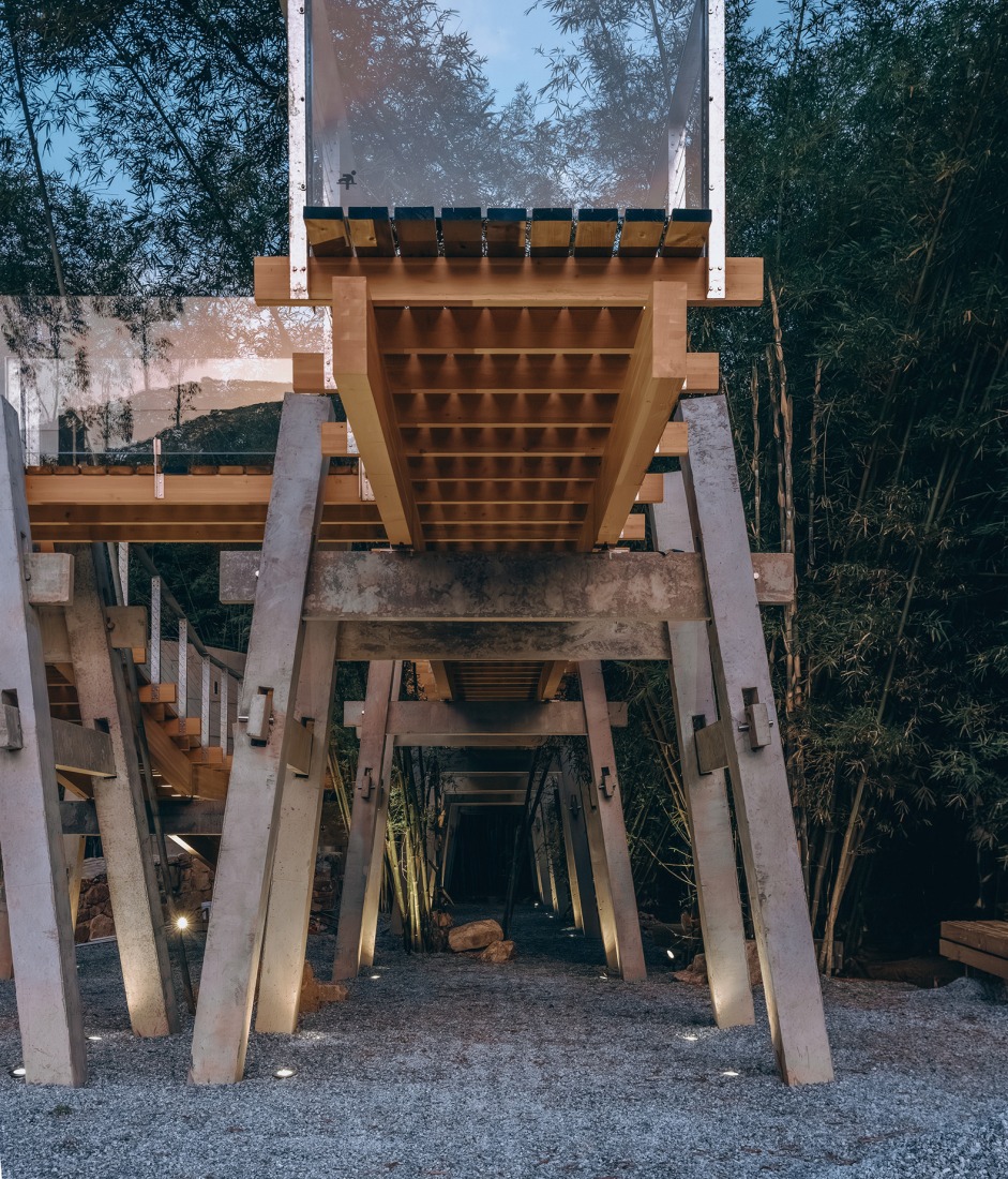 Micromuseo de puentes históricos vernáculos de Huizhou por LUO studio. Fotografía por Zhu Yumeng.