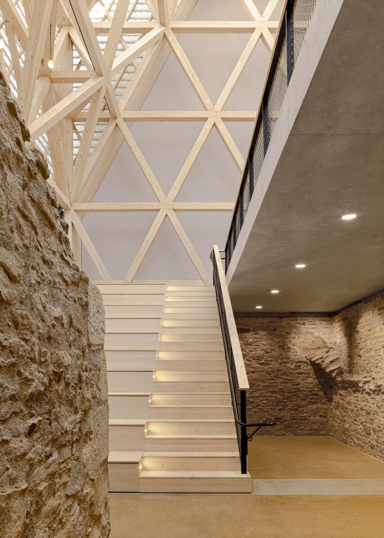 Historical Oberamteistraße Museum by wulf architekten. Photograph by Brigida Gonzalez.