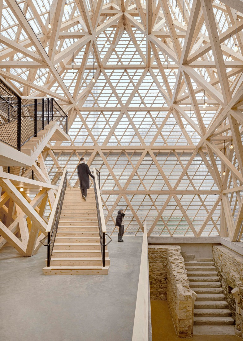 Historical Oberamteistraße Museum by wulf architekten. Photograph by Brigida Gonzalez.