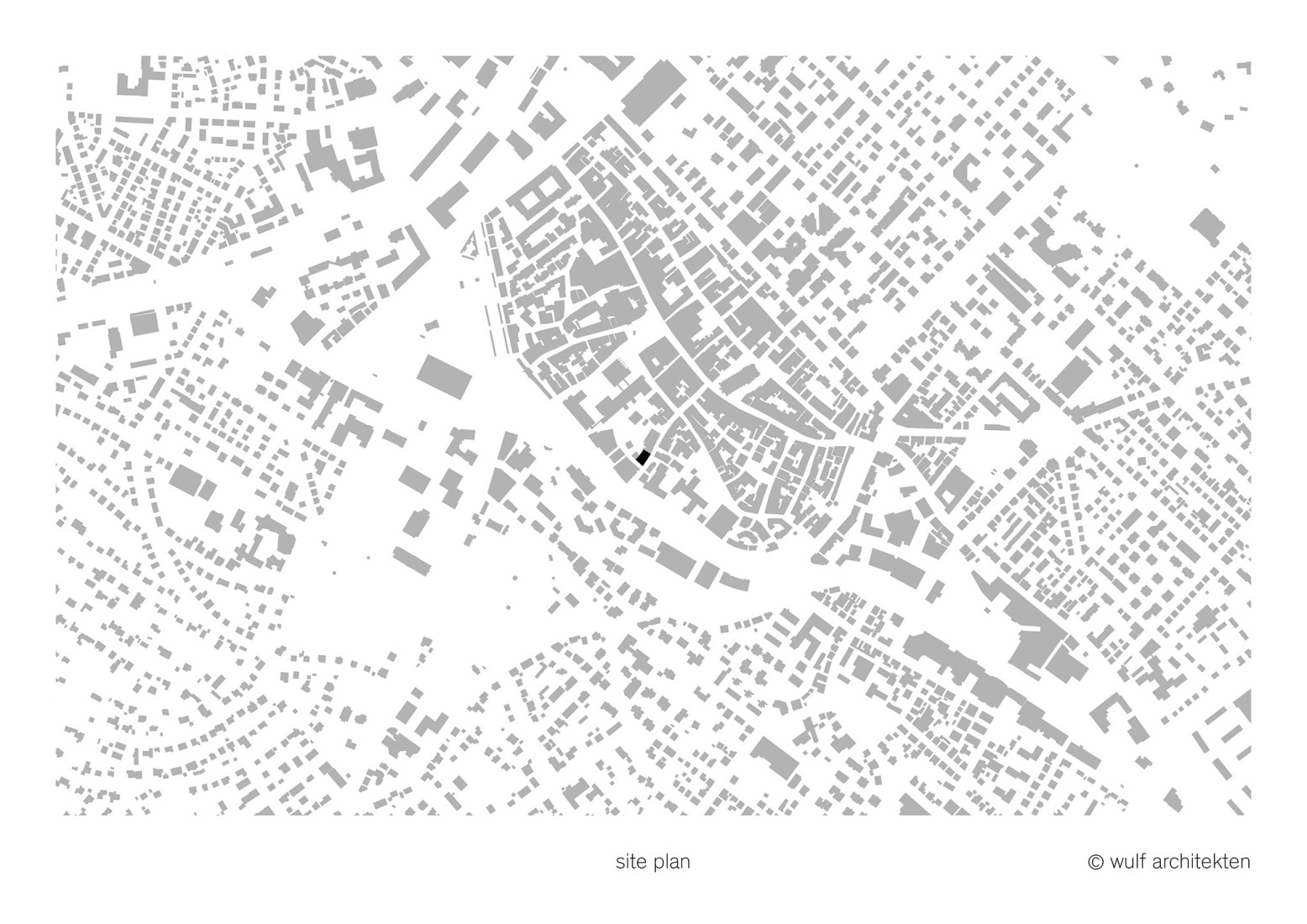 Site plan. Historical Oberamteistraße Museum by wulf architekten.