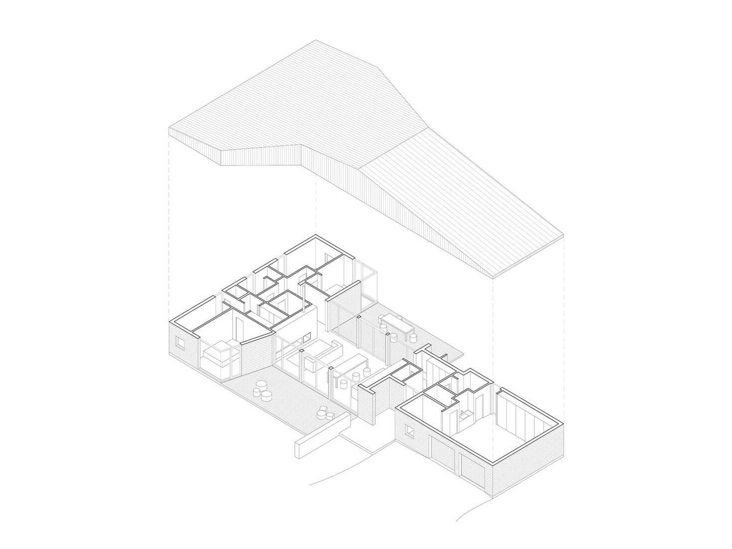 Axonometría. «Le Fenil» por _naturehumaine.
