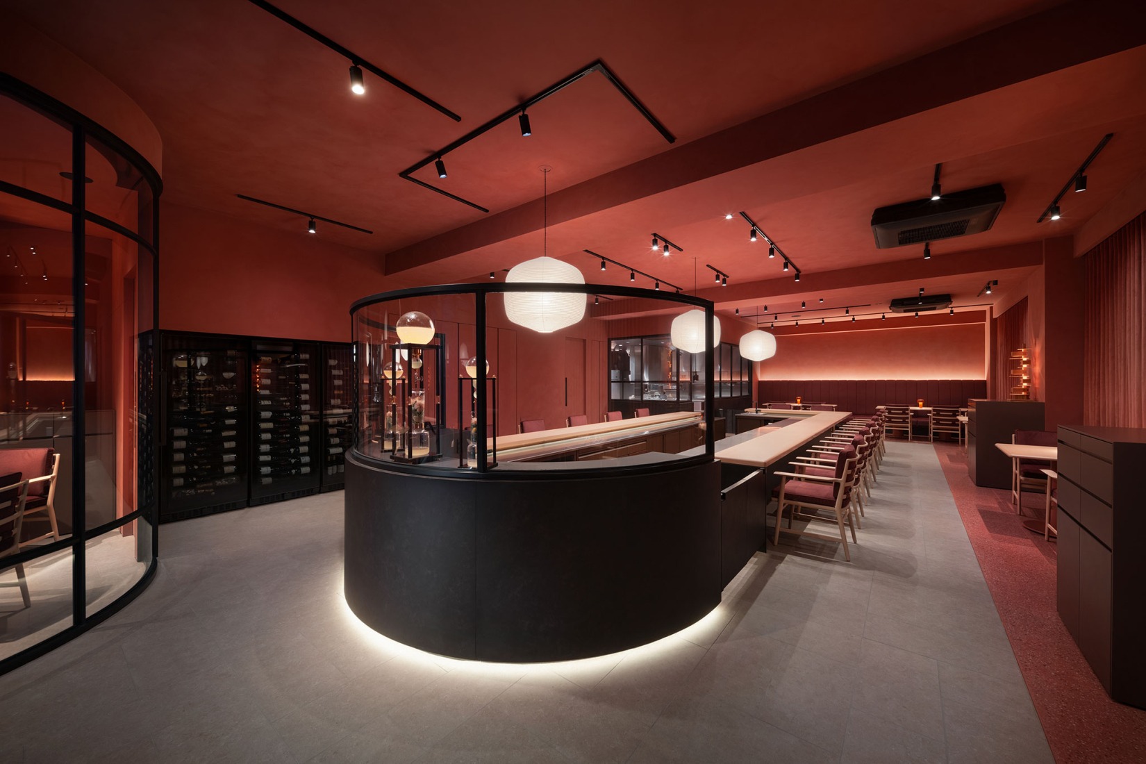 «HRMT Stage» por Nendo. Fotografía por Takumi Ota. 