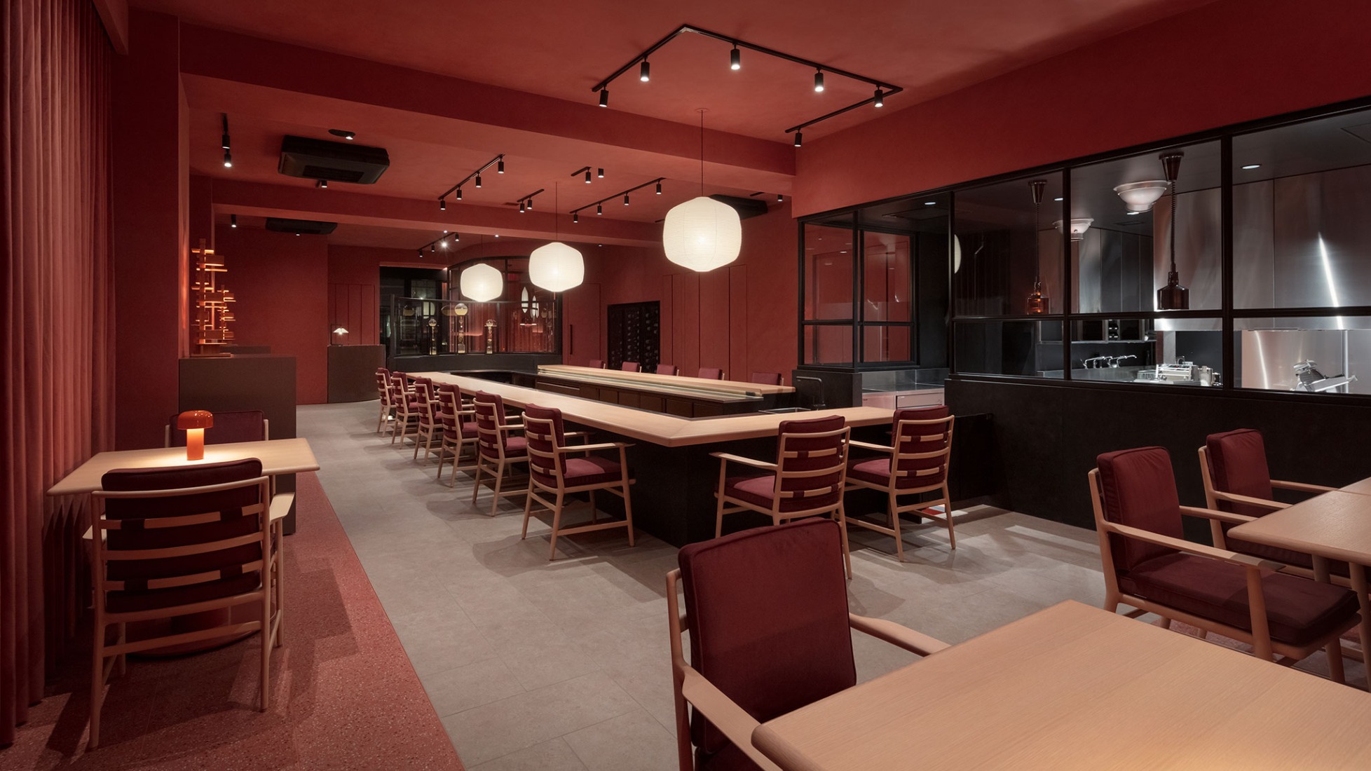 «HRMT Stage» por Nendo. Fotografía por Takumi Ota. 