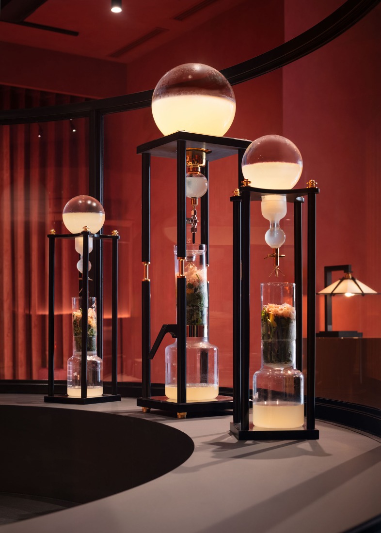 «HRMT Stage» por Nendo. Fotografía por Takumi Ota. 