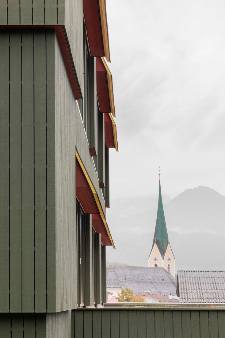 Educational Center Kössen by Pedevilla architects. Photograph by Gustav Willeit.