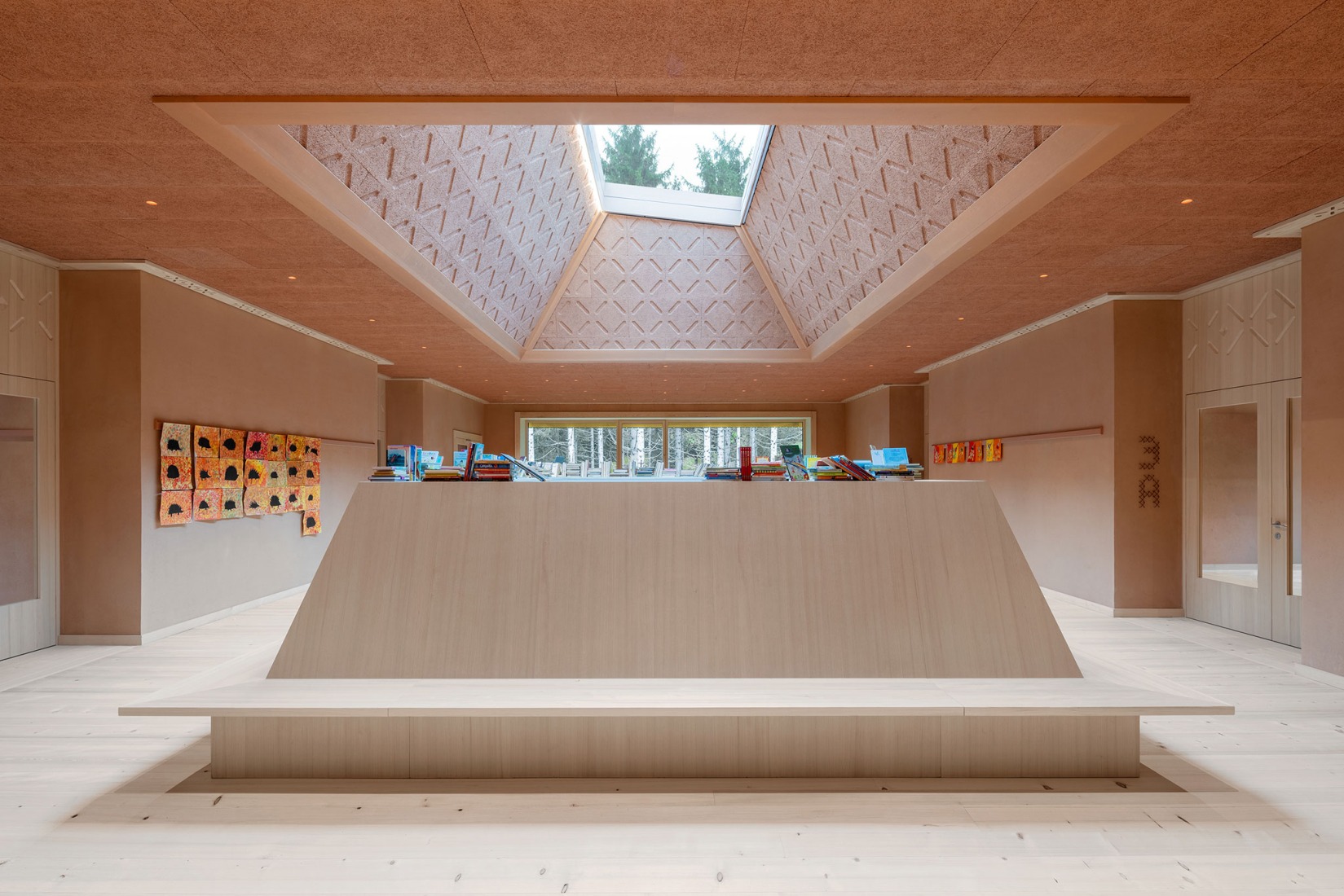 Educational Center Kössen by Pedevilla architects. Photograph by Gustav Willeit.