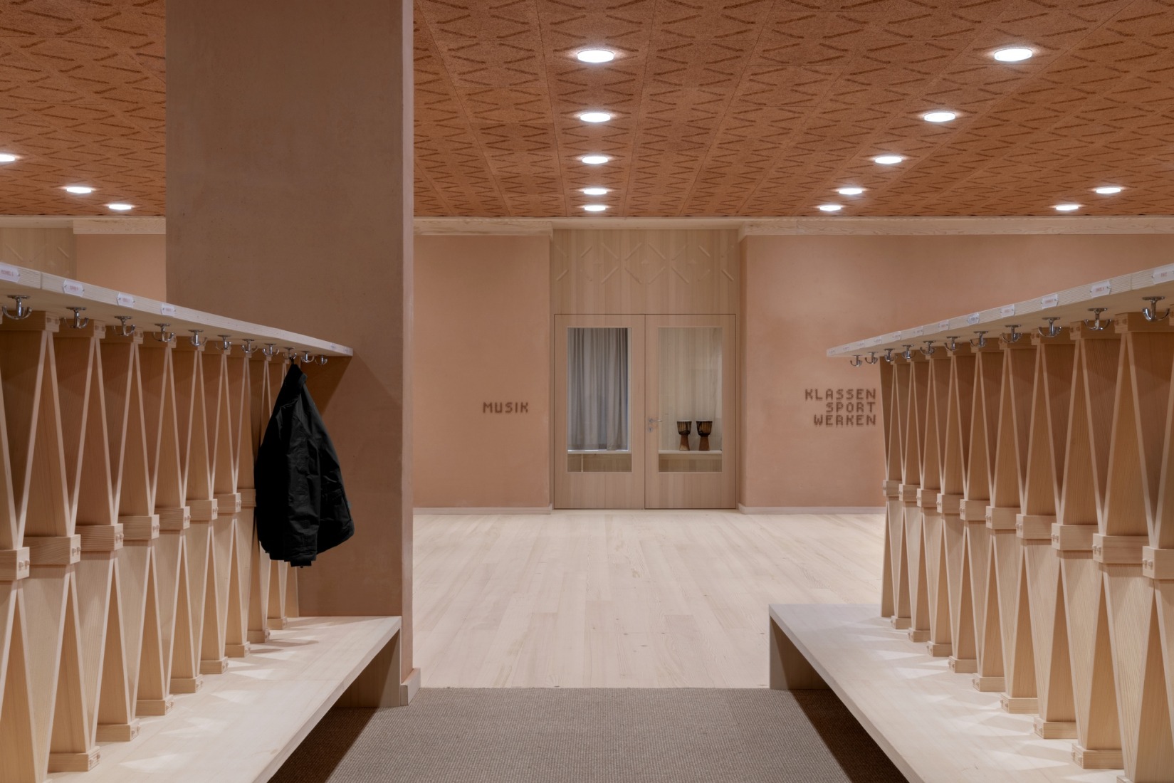 Educational Center Kössen by Pedevilla architects. Photograph by Gustav Willeit.