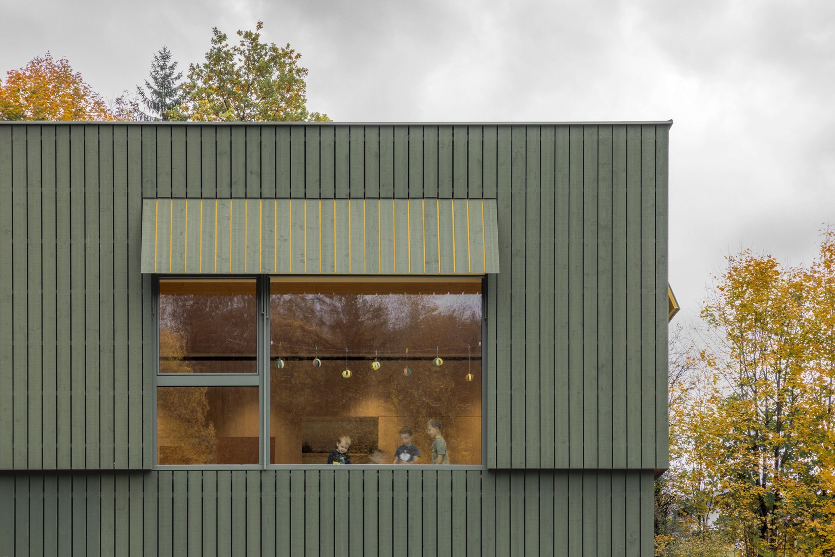 Educational Center Kössen by Pedevilla architects. Photograph by Gustav Willeit.