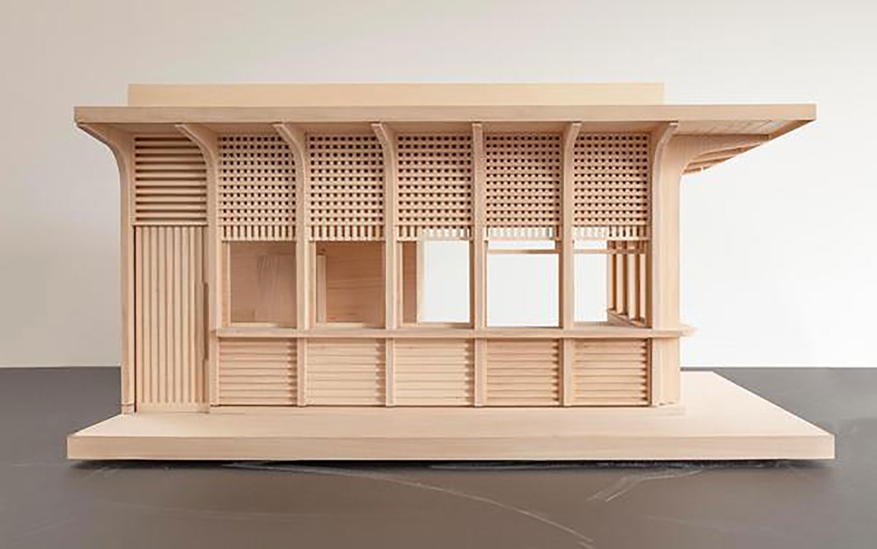 Model. Kiosk in Bürkliplatz by Schmid Ziörjen Architects.