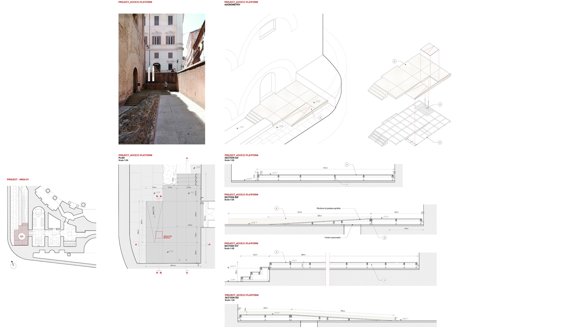 Detalles constructivos. Panteón – Micro-arquitecturas para la Arqueología por STARTT.
