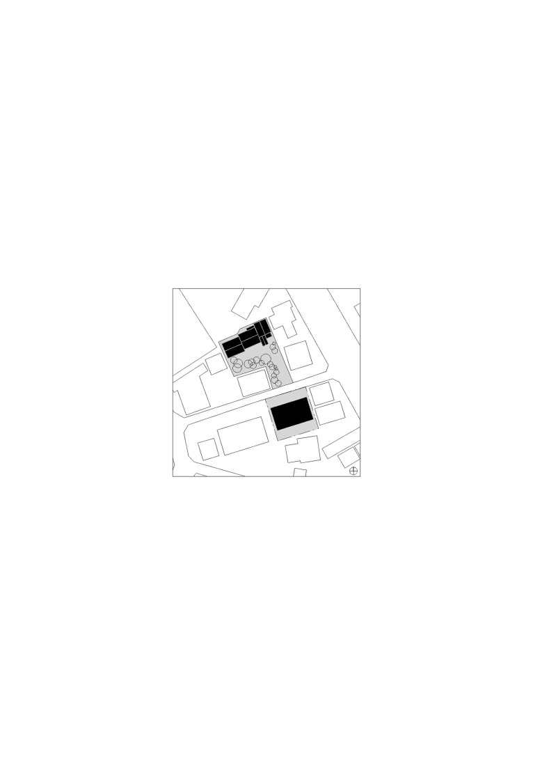 Site plan. Nakano House by KUMA & ELSA.