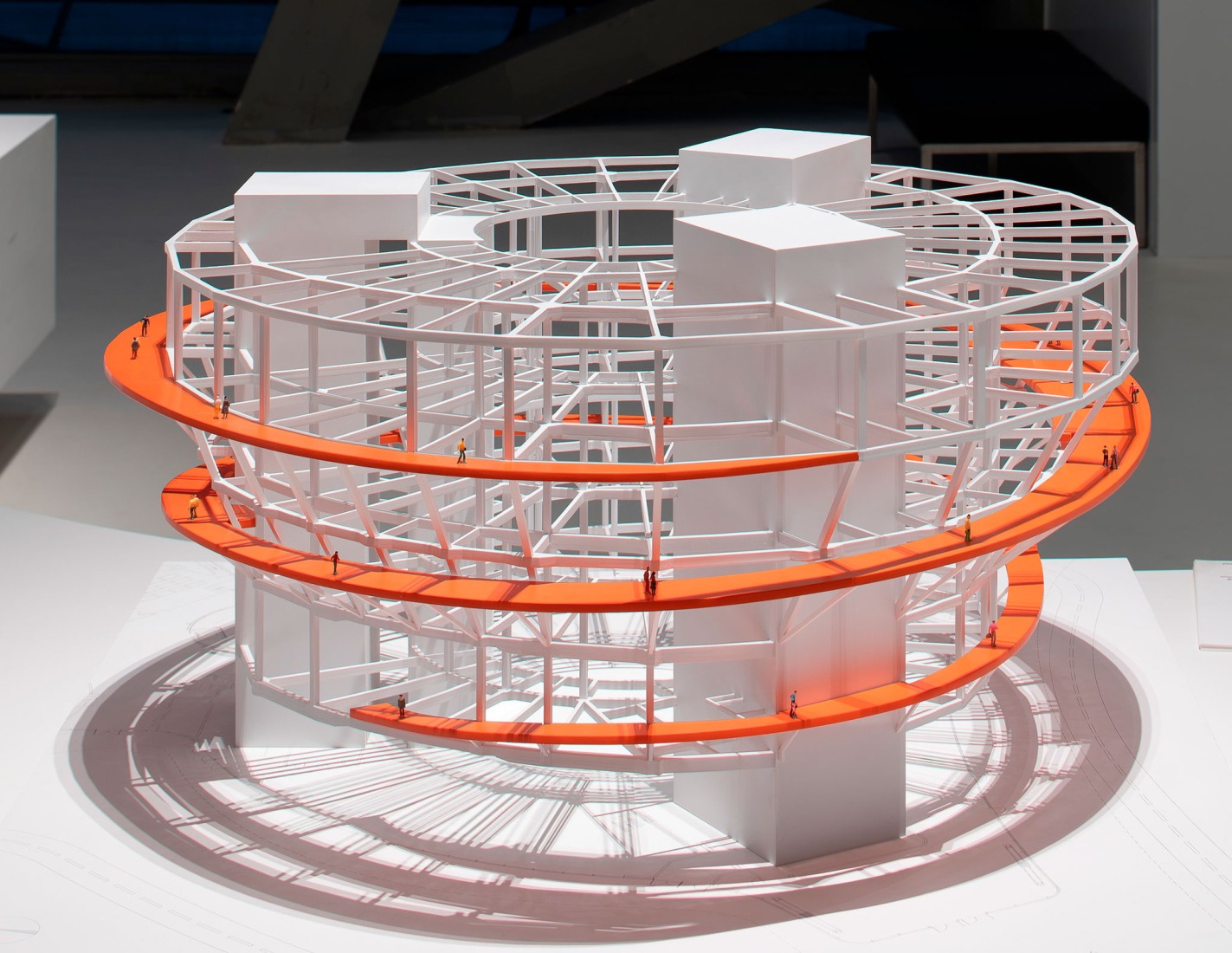 Model. Hainan Science Museum by MAD. Photograph by Tal+ Baiyu.