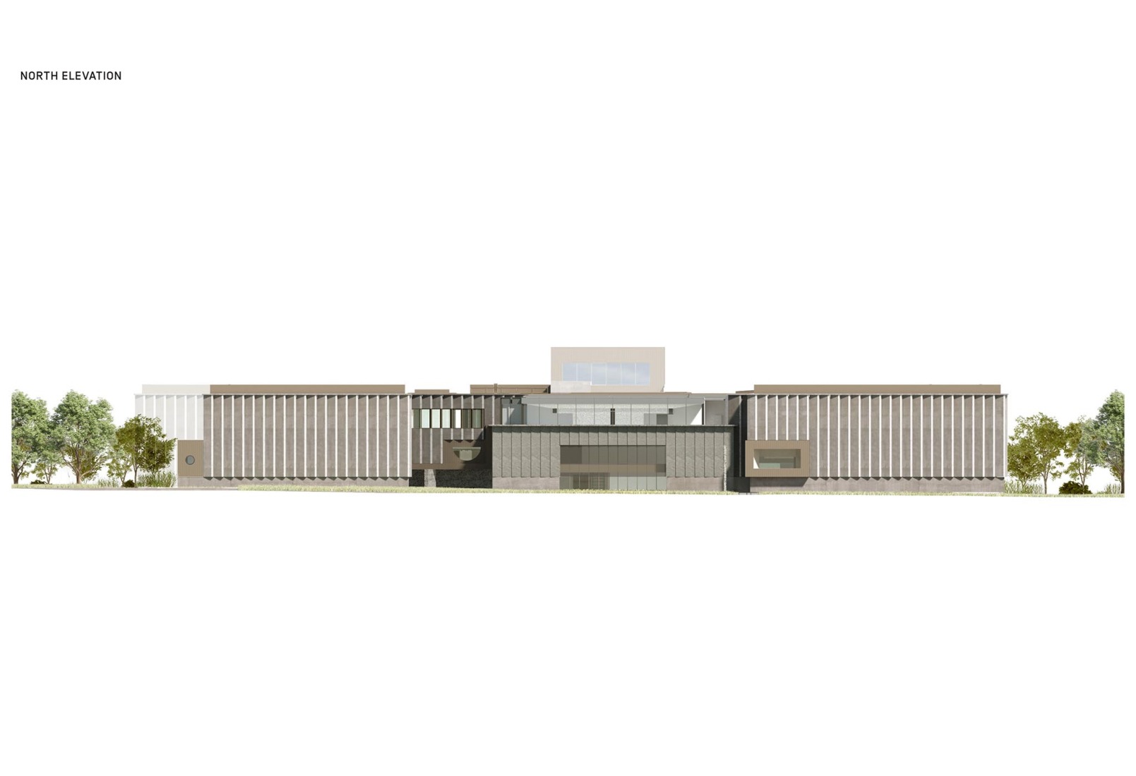 Elevation. Princeton University Art Museum by Adjaye Associates. 
