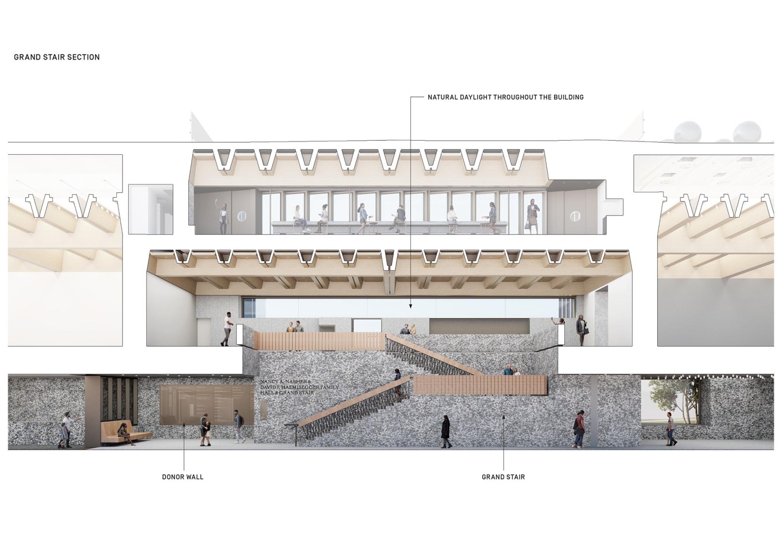 Constructive detail. Princeton University Art Museum by Adjaye Associates. 