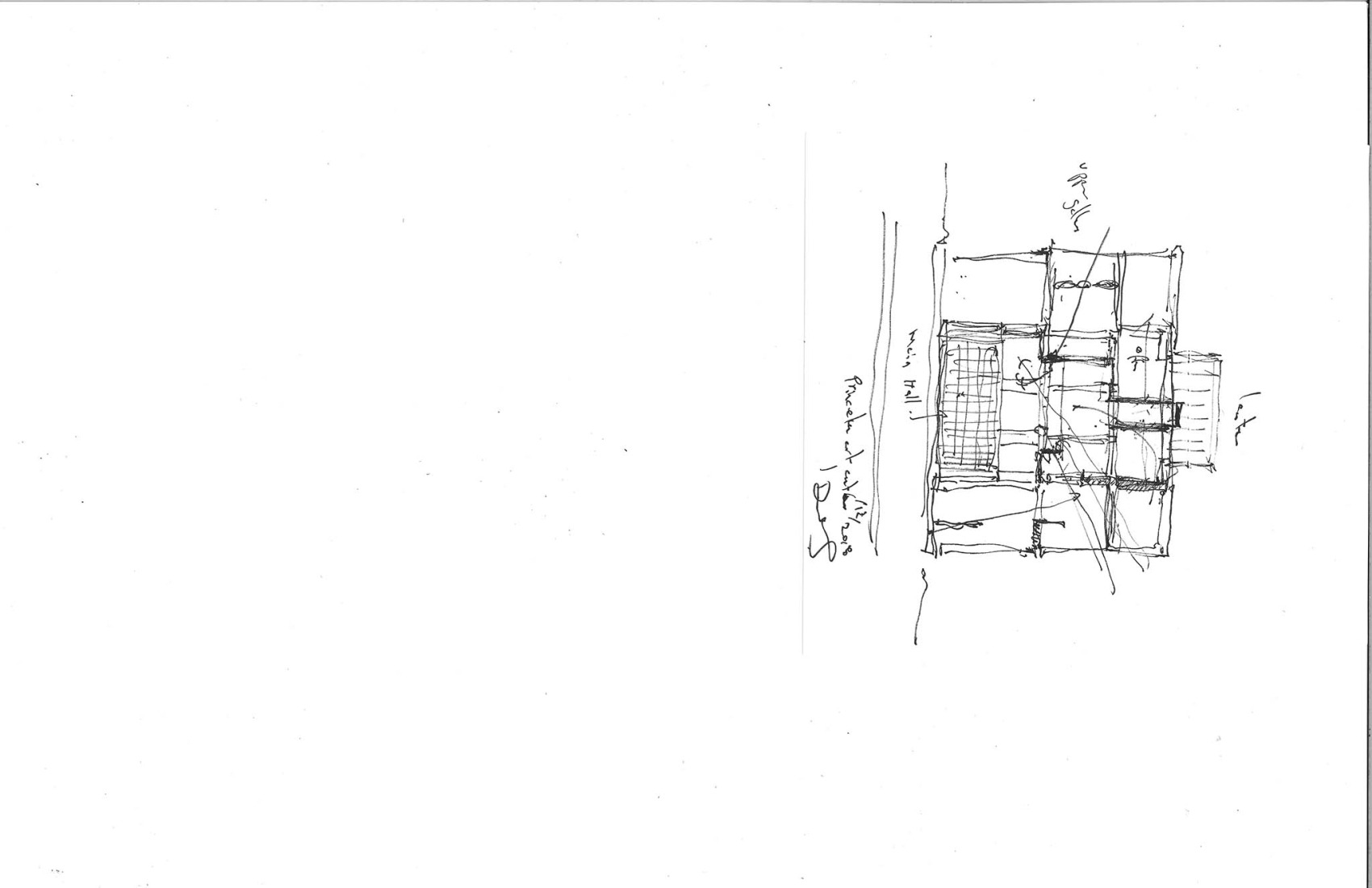 Sketch. Princeton University Art Museum by Adjaye Associates. 
