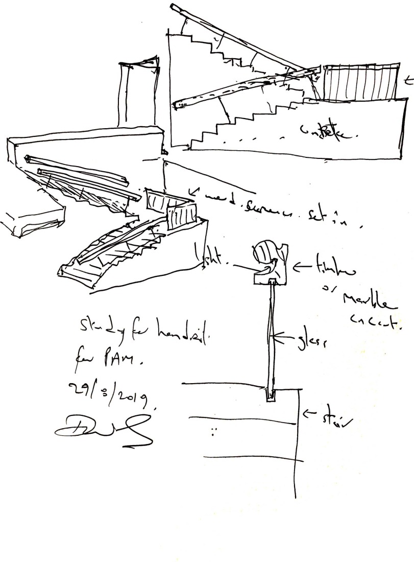 Sketch. Princeton University Art Museum by Adjaye Associates. 