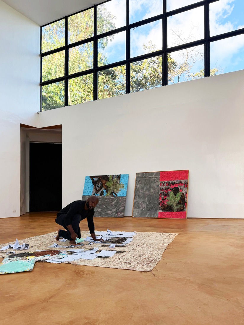 Photos of the artist Kaloki Nyamai by Mutahi Chiira.