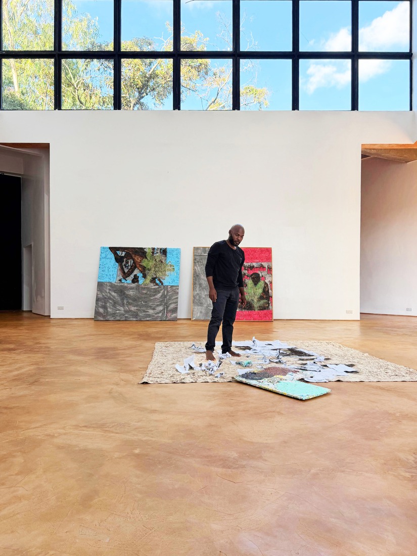 Photos of the artist Kaloki Nyamai by Mutahi Chiira.