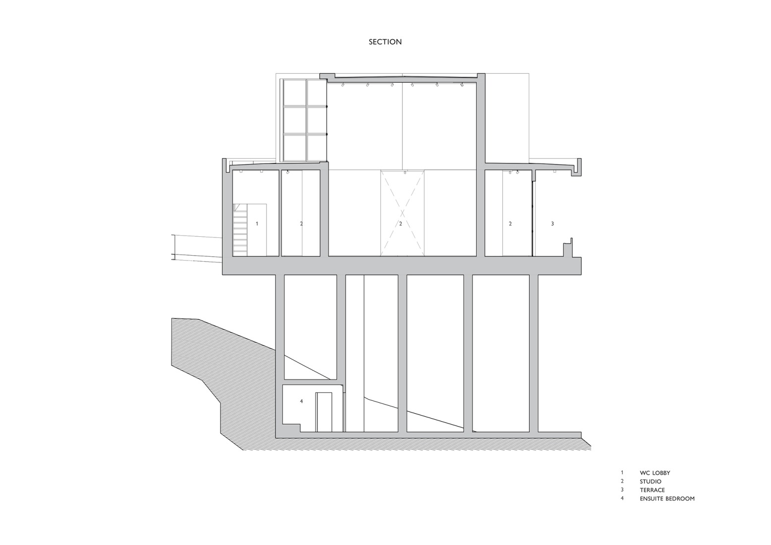 East Elevation. Kaloki Nyamai Studio by Adjaye Associates. 