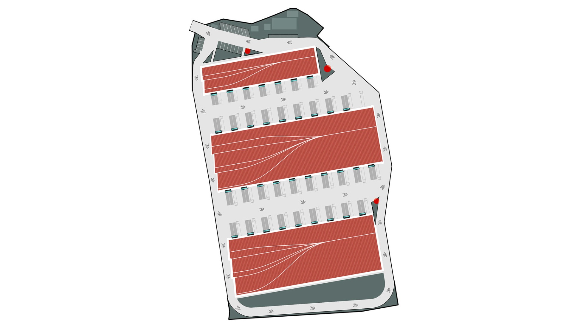 Site plan. Prostir Business Hub by Aranchii Architects. 