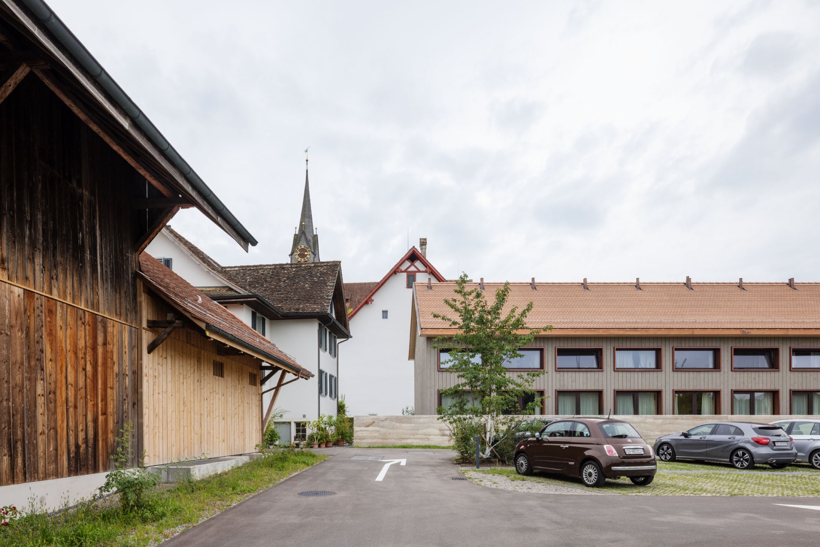 Casas pequeñas Kappel am Albis por Atelier Kempe Thill. Fotografía por Ulrich Schwarz.