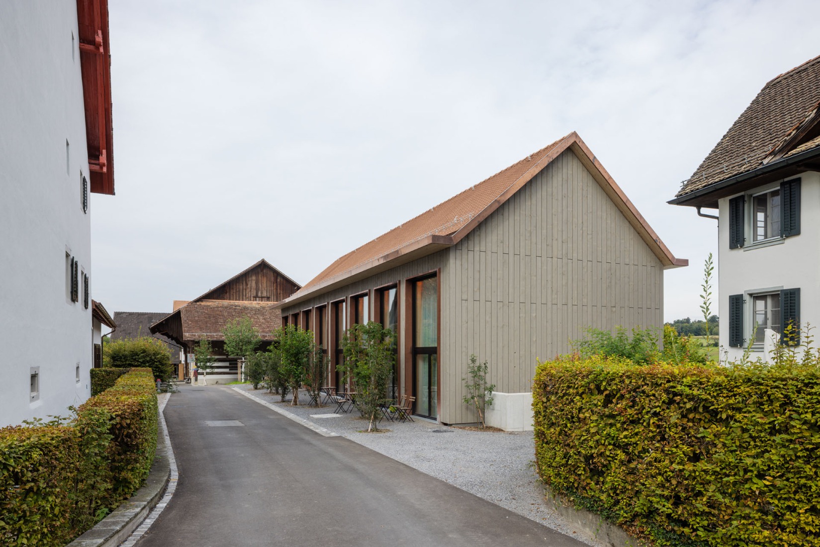 Casas pequeñas Kappel am Albis por Atelier Kempe Thill. Fotografía por Ulrich Schwarz.