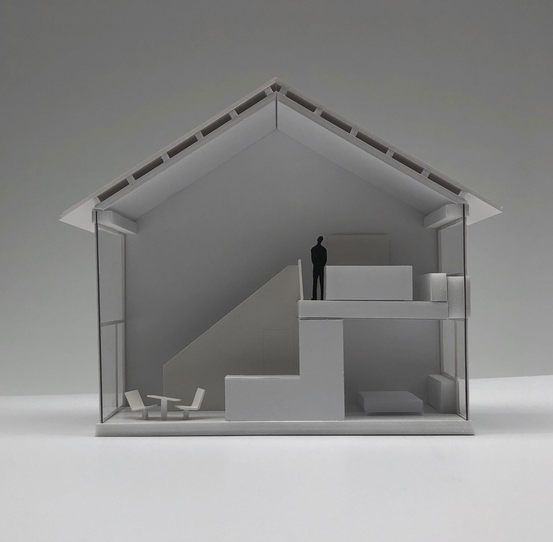 Maqueta. Casas pequeñas Kappel am Albis por Atelier Kempe Thill.