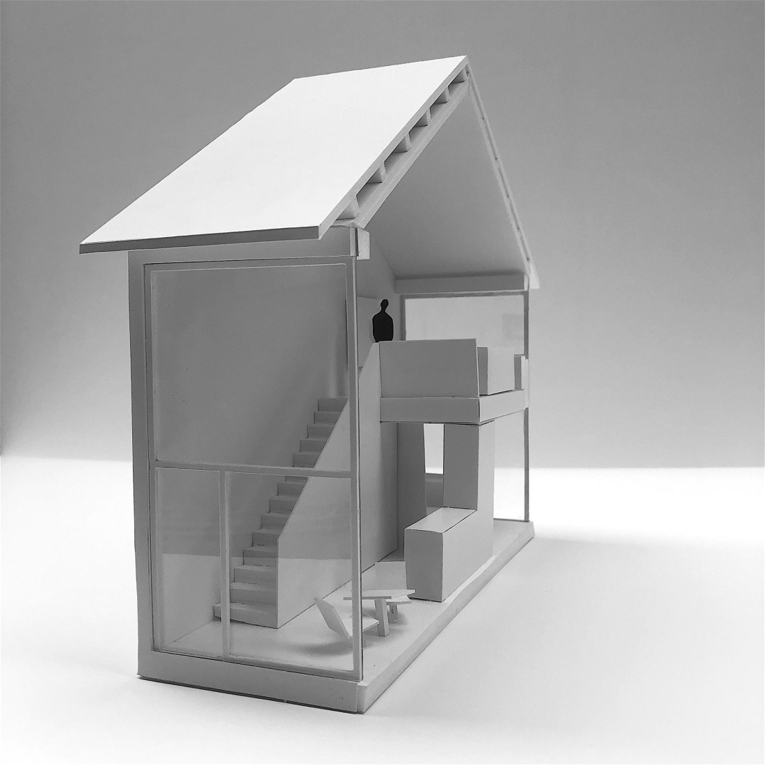 Maqueta. Casas pequeñas Kappel am Albis por Atelier Kempe Thill.