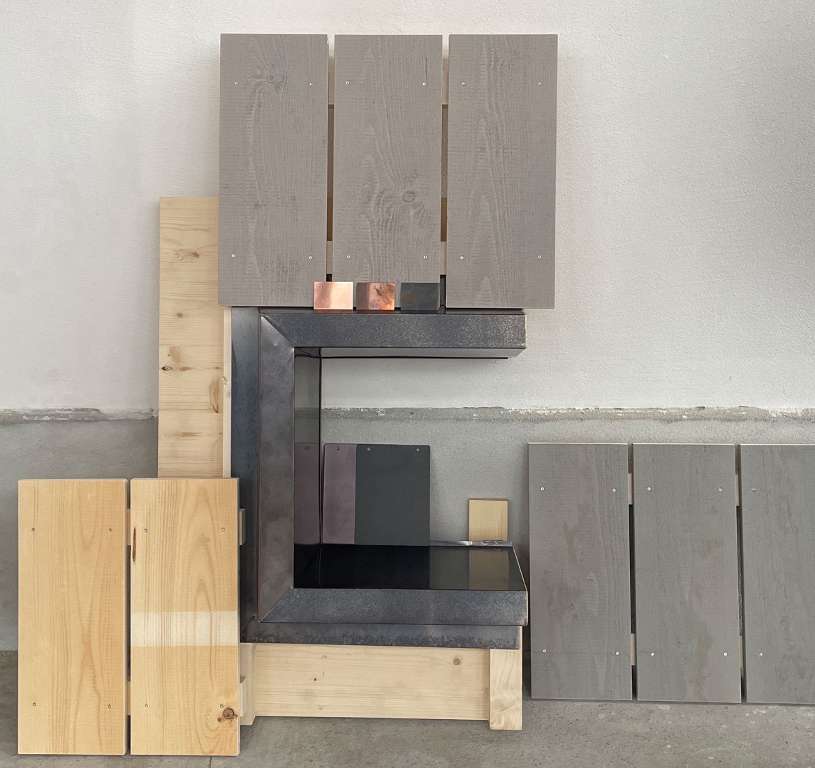 Proceso constructivo. Casas pequeñas Kappel am Albis por Atelier Kempe Thill.