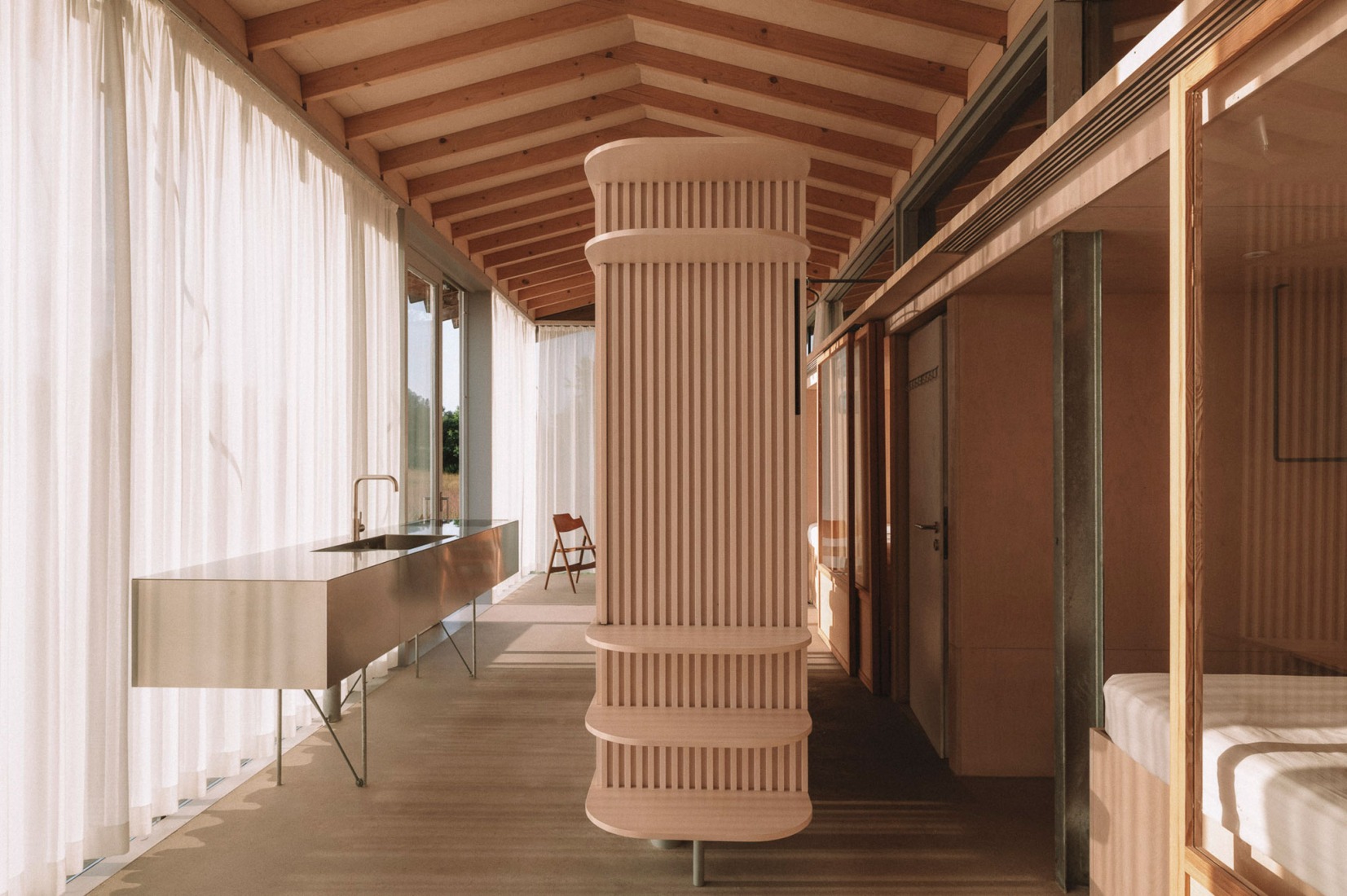 Holiday house Hof Ahmen by Atelier Sunder-Plassmann. Photograph by Clemens Poloczek.