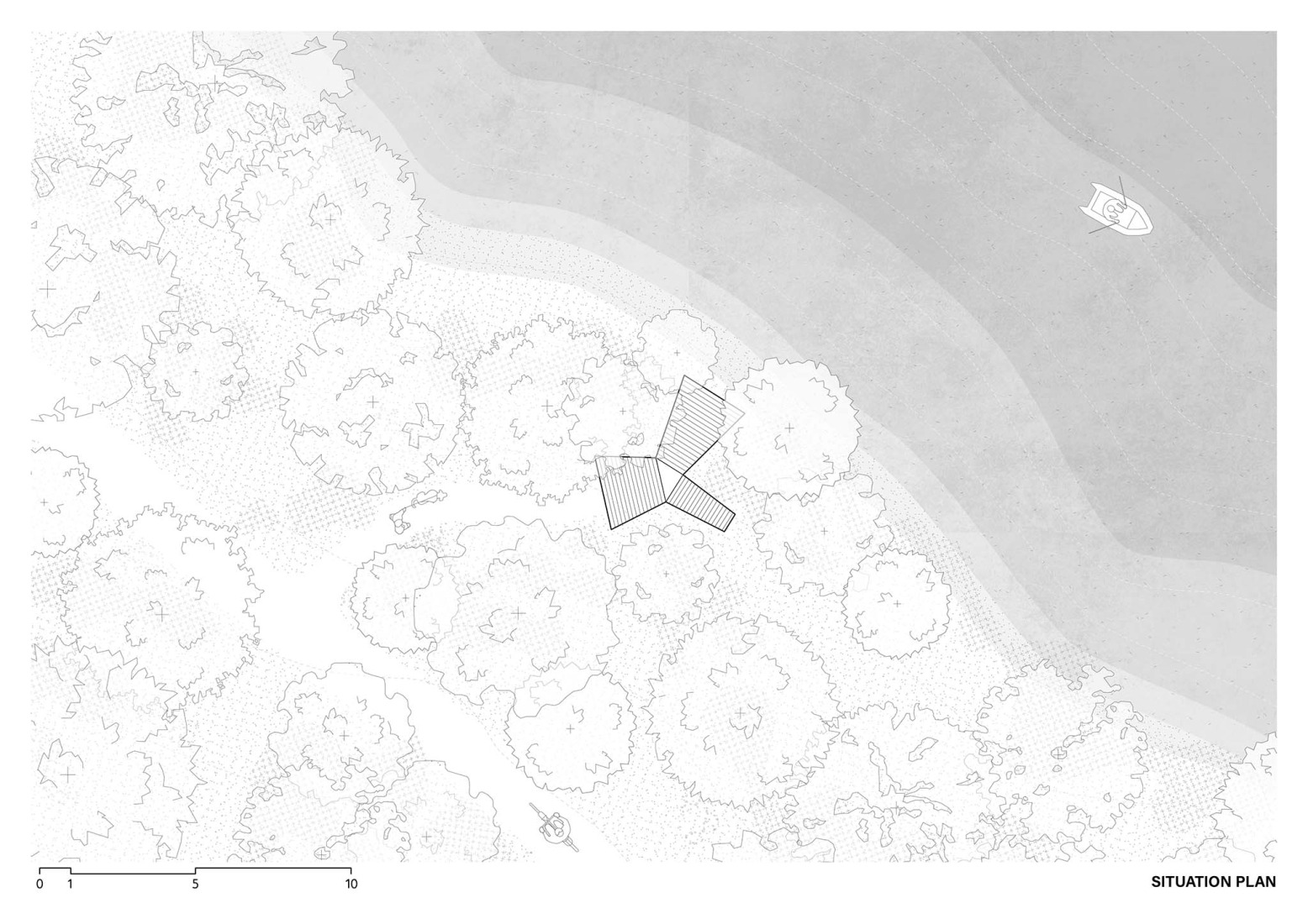 Site plan. "Y amplifajer" by Stadtgrad and CoLab TU Berlin.