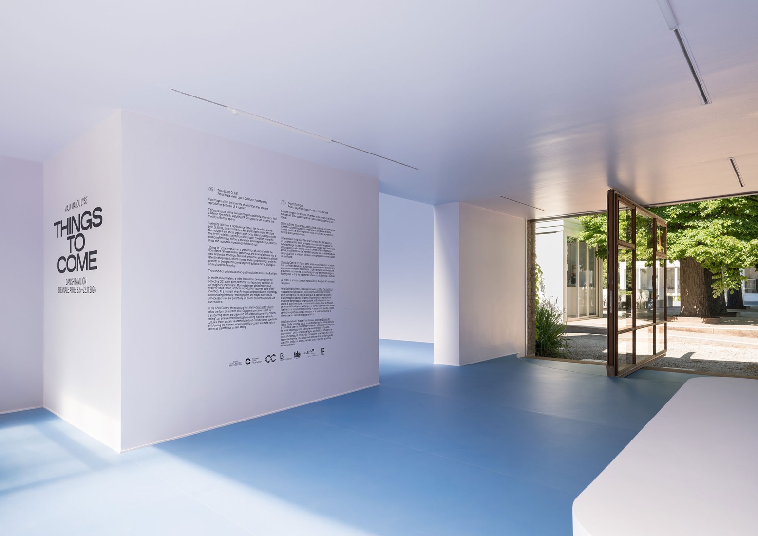 "Things to Come." Danish Pavilion at the Venice Art Biennale by Maja Malou Lyse and Common Accounts. Photograph by Ugo Carmeni.