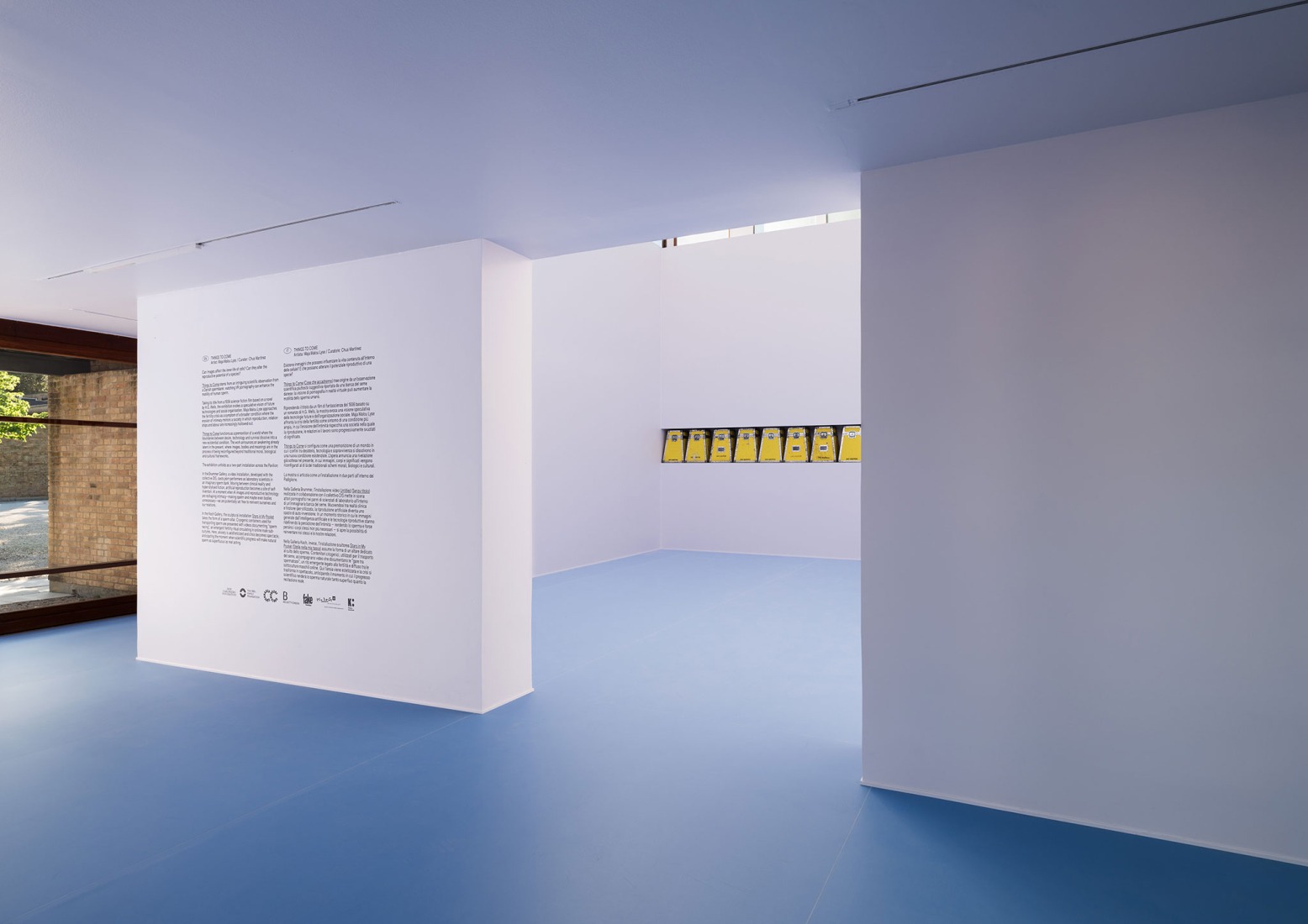 "Things to Come." Danish Pavilion at the Venice Art Biennale by Maja Malou Lyse and Common Accounts. Photograph by Ugo Carmeni.