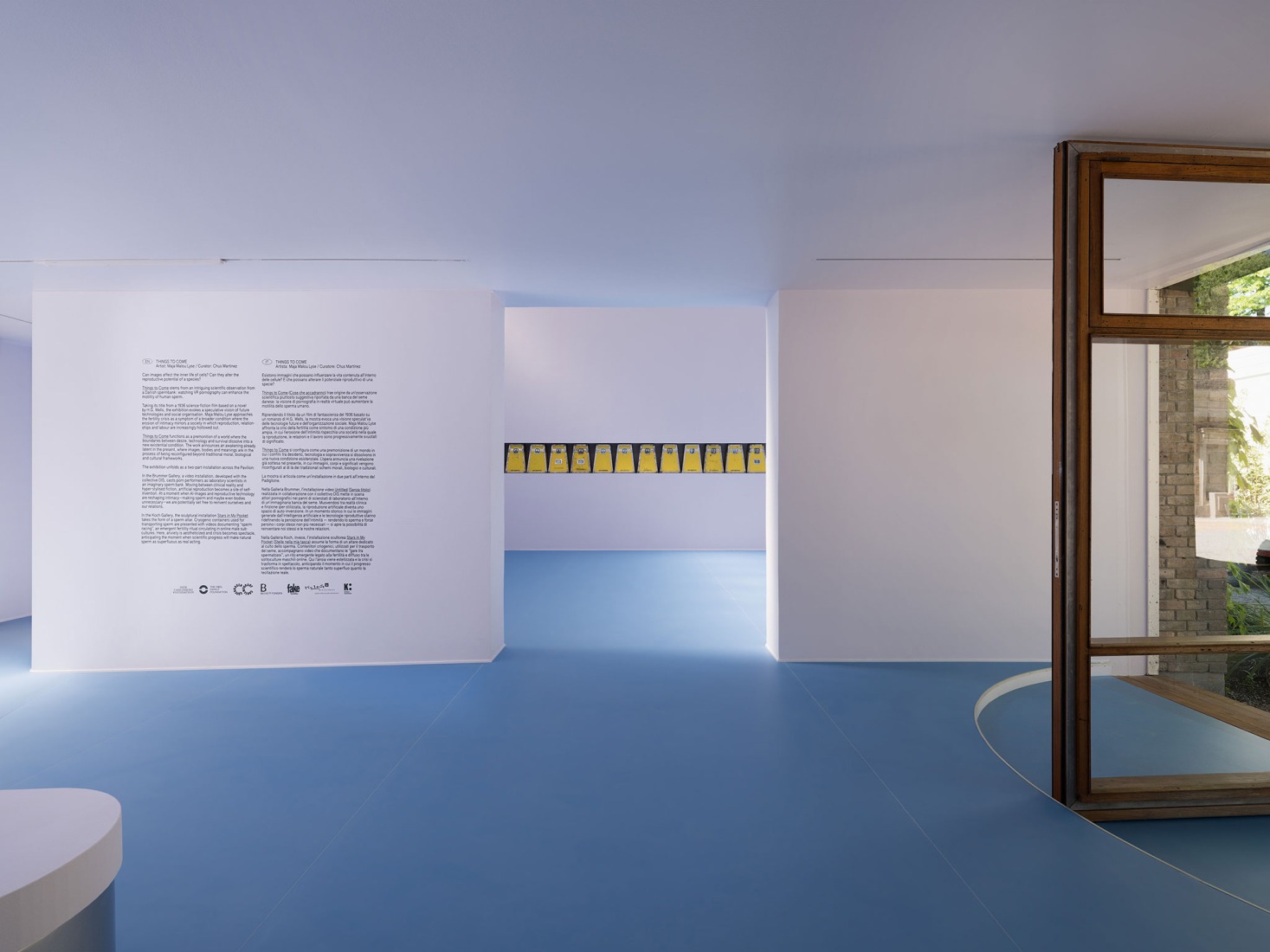 "Things to Come." Danish Pavilion at the Venice Art Biennale by Maja Malou Lyse and Common Accounts. Photograph by Ugo Carmeni.