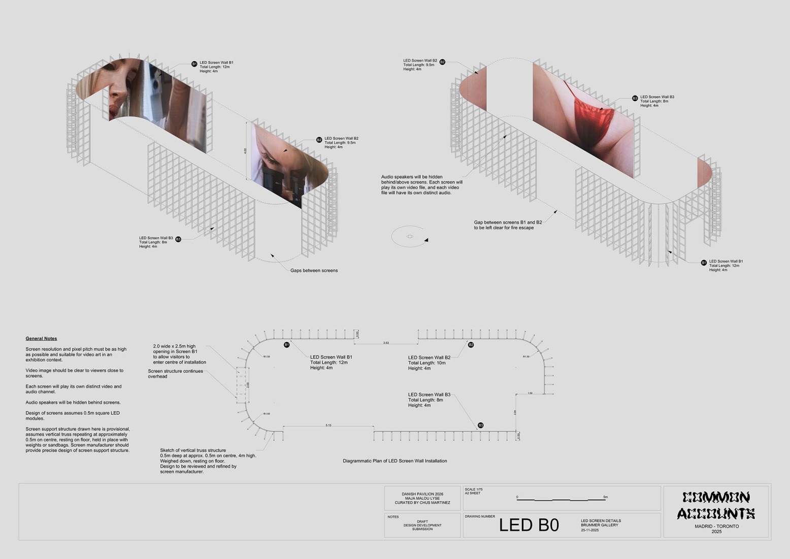 Diagram. "Things to Come." Danish Pavilion at the Venice Art Biennale by Maja Malou Lyse and Common Accounts.
