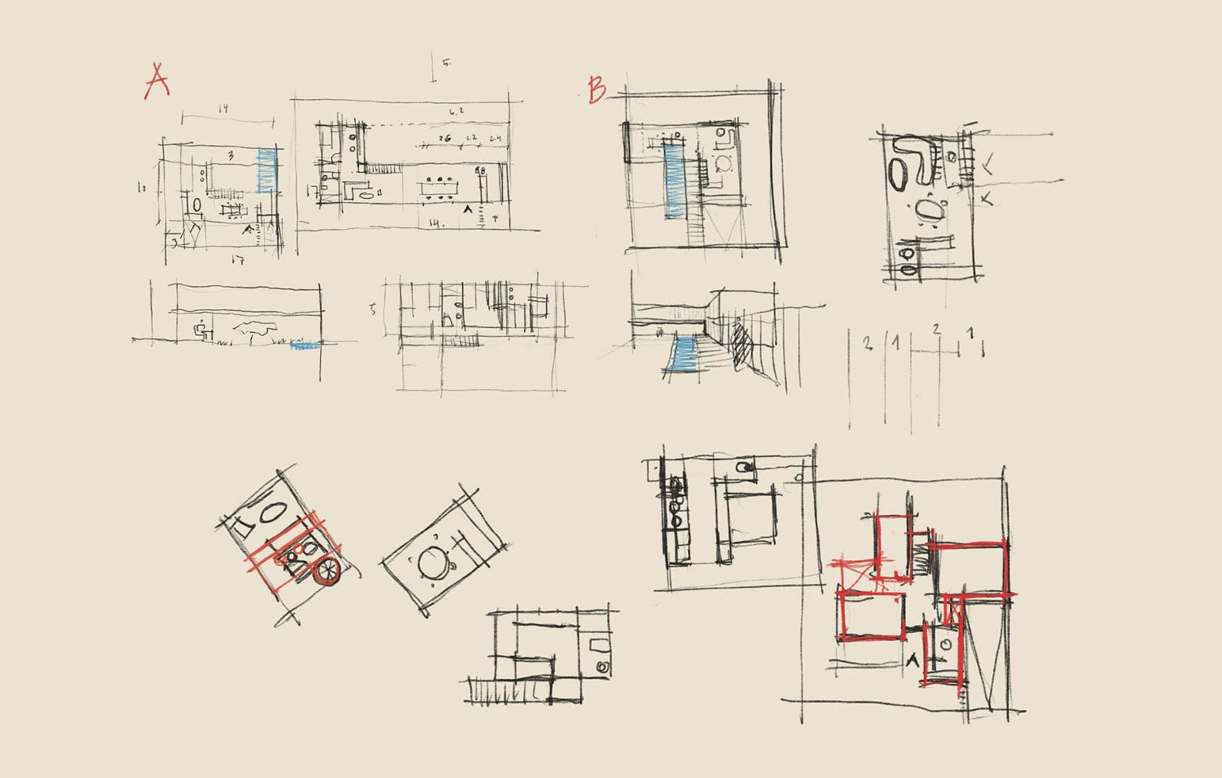 Sketch. MG Houses by delaVegaCanolasso.